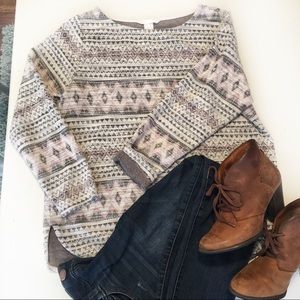 H&M Woven Sweater Oversized